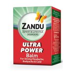Ultra Power Balm Ayurvedic Pain Relief Balm 8ML - Strong Fast-acting Herbal Ointment For Intense Headaches Severe Backaches & Mu