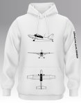 Aermacchi AM.3C Bosbok Blueprint Hoodie