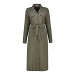 Plain Long Sleeve Shirt Dress