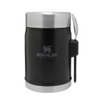 Stanley Classic Legendary Food Jar With Spork - 14OZ 0.41L Matte Black Pebble