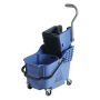 Numatic Plastic Bucket & Wringer - Blue - Dual Compartment