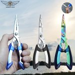 Multi-functional Stainless Steel Fishing Pliers With Scissors Lure Cutter And Hook Remover - Essential Fishing Accessories For O