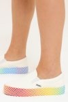 Mudd Ditzy Floral Casual White Slip-on Sneakers For Ladies