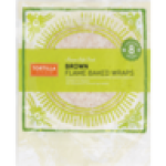 Brown Flame Baked Wraps 8 Pack