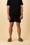 Shorts Linen Viscose Black - Large