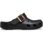 Classic Metallic Buckle Clog - Black M9W11