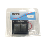 LUMENO Switch Panel Premium 2WAY Black