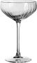 4 Cocktail Glasses Crystal 10.5 Oz Etched Design Stemmed Beverage