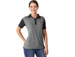 Ladies Crossfire Melange Golf Shirt - 4XL Grey
