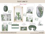 Cot Duvet Bedding Desert Llama Set
