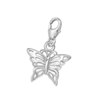 B25-C00008 - 925 Sterling Silver Butterfly Charm