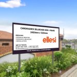 Custom Outdoor Signboard 240X120CM Chromadek