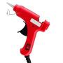 Noble Hot Melt Glue Gun 20W Red- With Indicator Light And On/off Switch On The Handle Quickly Melt Approx. 8 Minutes Compatible With 7MM