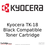 Kyocera TK-18 TK-100 Black Compatible Toner Cartridge – Alternate Brand