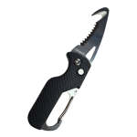 Lifespace Utility Keychain Knife Seatbelt Cutter With Carabiner - 1 Pack