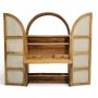 Concealed Teak And Rattan Desk Sotran Dekorativ