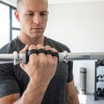 Ergonomic Anti-slip Rubber Workout Grips