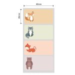 NB242 - - B1 B21 B3S B4 - 40X20MM - 320 Nametag Animal Labels