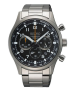 Seiko Men's Sport Chronograph SSB447P1-BLACK Dial Sapphire 100M Wr