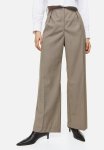 Wool-blend Tailored Trousers - Dark Beige