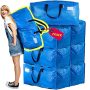 Alexhome Heavy Duty Extra Large Moving Bags Storage Totes For Moving Reusable Plastic Moving Boxes Packing And Moving Supplies C