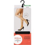 Estella Sheer Pantihose Black Large 1 Pack