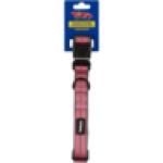 Medium Pink Reflective Dog Collar