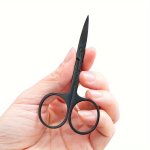 Stainless Steel Eyebrow Scissors Multi-functional Trimming Scissors For Men And Women No Fragrance Ergonomic Design