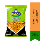 Flattened Chickpea Snacks Chana Jor Garam 250G - Tangy Roasted Spicy Legume Snack For Weight Loss Diets & High-protein Snacking