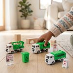 City Sanitation Toy Truck Play Set