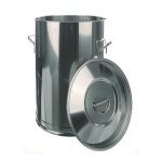 Bochem Container 20 L Without Lid 375 X 270 Mm 18 8 Steel Lid No: 8350
