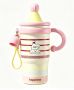 20OZ Insulated Tumbler With Straw Lid And Handle Rainbow