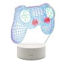 3D Led: Game Controller Multicolor Illusion Lamps Light|smart Touch|remote