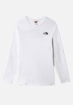 M Long Sleeve Easy Tee - White