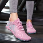 Unisex Lace Up Barefoot Water Shoes: Quick Drying Sneakers For Yoga Swimming & Exercise