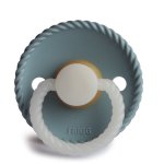 Rope Silicone Pacifier - Stone Blue Night Size 2