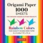 Origami Paper Rainbow Colors 1 000 Sheets 4   10 Cm   - Tuttle Origami Paper: Double-sided Origami Sheets Printed With 12 Different Color Combinations   Instructions For Origami Crane Included     Notebook / Blank Book