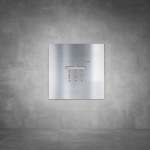 Shower Sign - Brushed Stainless Steel