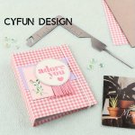 Cyfun Design Metal Bookbinding Tool - 5-IN-1 Stainless Steel Book Cover Guide For Diy Scrapbooking Notebook & Album Making - Scr
