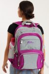 Camel Mountain Travel Backpack School Bag With Multiple Compartments & Free Water Bottle