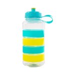 Water Bottle Sipper 1000ML Blue And Yellow