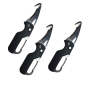 Lifespace Utility Keychain Knife / Seatbelt Cutter With Carabiner - 3 Pack