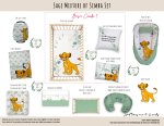 Cot Duvet Bedding Lion King Sage Mixture Of Simba Set