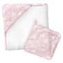 Unicorn Muslin Hooded Towel With Washcloth By
