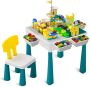 Syntronics- 7-IN-1 Multi-play Table Set For Toddlers With Building Blocks