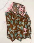 Eco Punk Brown Floral Romper 6 12M