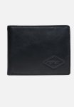 Solid-coloured Leather Document Holder - Black