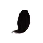 Brown Black Kinky Straight 20INCH Clip In Ponytail
