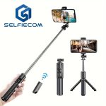 Extendable Cell Phone Selfie Stick Smartphone Tripod Stand With Wireless Remote 360 Rotation For Iphone samsung android Smartpho