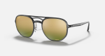 - Transparent Grey gold Gradient Polarized Chromance - RB4321CH - 53